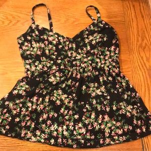 Empire waist floral tank